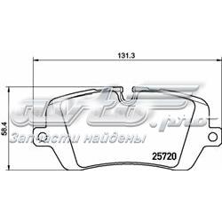 Pastillas traseras Brembo P44021