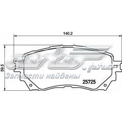 Pastillas de freno delanteras Brembo P49048