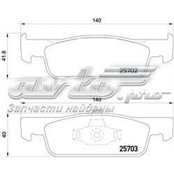 Pastillas de freno P68059 Brembo