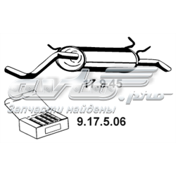17945 Eberspracher silenciador posterior
