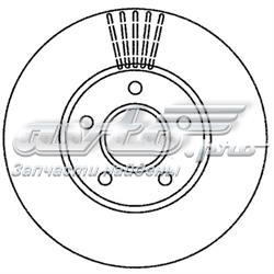 562251JC Jurid/Bendix freno de disco delantero