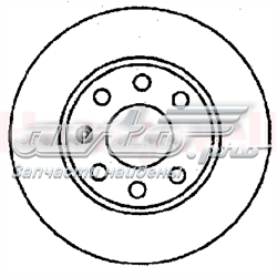 561142J Jurid/Bendix freno de disco delantero