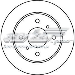 562032JC Jurid/Bendix disco de freno trasero