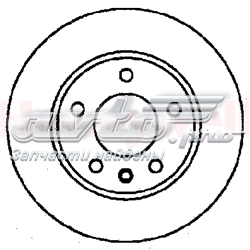 561407J Jurid/Bendix freno de disco delantero