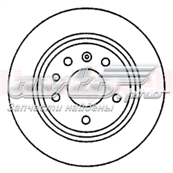 561870JC Jurid/Bendix disco de freno trasero