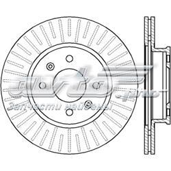 562427JC Jurid/Bendix freno de disco delantero