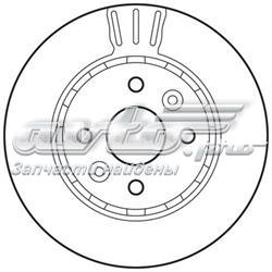 562787JC Jurid/Bendix freno de disco delantero