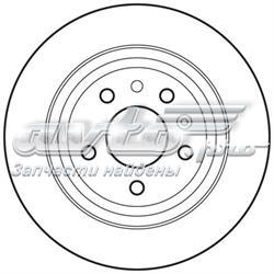 562682JC Jurid/Bendix disco de freno trasero