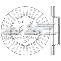 562548JC Jurid/Bendix freno de disco delantero