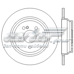 562566JC Jurid/Bendix disco de freno trasero