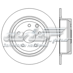 562576JC Jurid/Bendix disco de freno trasero