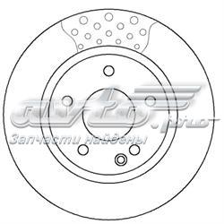 562249JC Jurid/Bendix freno de disco delantero