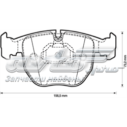 Comprar 571873J Jurid/Bendix Pastillas delanteras de freno