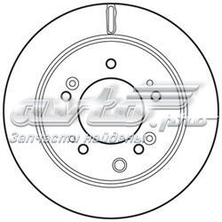 562773JC Jurid/Bendix disco de freno trasero