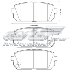 572613J Jurid/Bendix pastillas de freno traseras