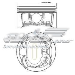 87-433907-00 Nural pistón completo para 1 cilindro, cota de reparación + 0,50 mm