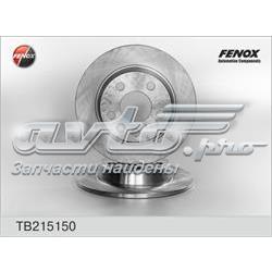 TB215150 Fenox disco de freno trasero