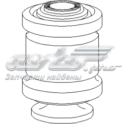 200 497 755 Hans Pries (Topran) silentblock de suspensión delantero inferior