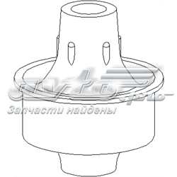 200498755 Hans Pries (Topran) silentblock de suspensión delantero inferior