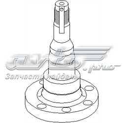 103 511 756 Hans Pries (Topran) muñón del eje, suspensión de rueda, trasero