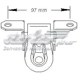 108644755 Hans Pries (Topran) soporte, silenciador