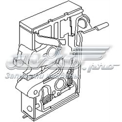 103432756 Hans Pries (Topran) cerradura de puerta trasera izquierda