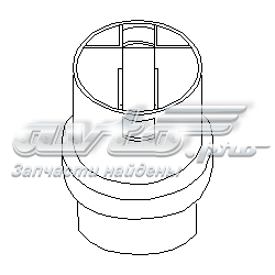 103 322 755 Hans Pries (Topran) sensor de temperatura del refrigerante, salpicadero