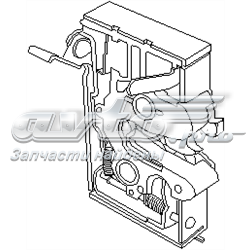 103433756 Hans Pries (Topran) cerradura de puerta trasera derecha
