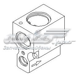 108 924 755 Hans Pries (Topran) válvula de expansión, aire acondicionado