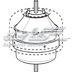 104 424 755 Hans Pries (Topran) soporte de motor derecho