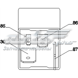 Relé de bujía de precalentamiento Volkswagen Caddy 2 9K9