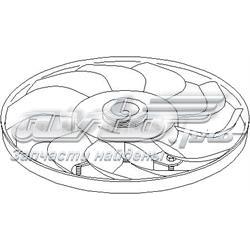 110 961 755 Hans Pries (Topran) rodete ventilador, refrigeración de motor derecho