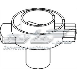 202 017 546 Hans Pries (Topran) rotor del distribuidor de encendido