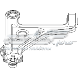 203834586 Hans Pries (Topran) barra oscilante, suspensión de ruedas delantera, inferior derecha