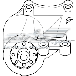 104 052 755 Hans Pries (Topran) soporte de motor trasero