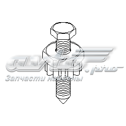 100 663 015 Hans Pries (Topran) tornillo (tuerca de sujeción)