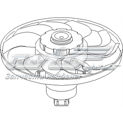 103138755 Hans Pries (Topran) motor del ventilador de enfriado