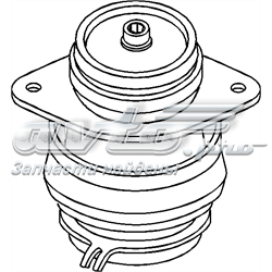 103 010 755 Hans Pries (Topran) soporte, motor, trasero, derecho