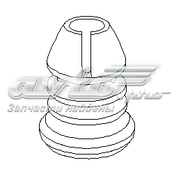104321755 Hans Pries (Topran) almohadilla de tope, suspensión delantera