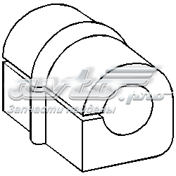 200449886 Hans Pries (Topran) casquillo de barra estabilizadora delantera