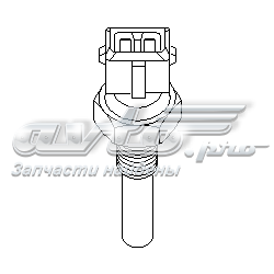 100 245 755 Hans Pries (Topran) sensor de temperatura del refrigerante