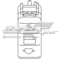 401 511 755 Hans Pries (Topran) botón de encendido, motor eléctrico, elevalunas, puerta delantera derecha