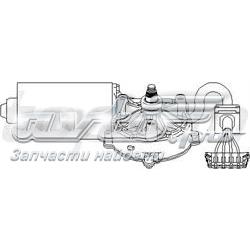 401 531 755 Hans Pries (Topran) motor del limpiaparabrisas del parabrisas