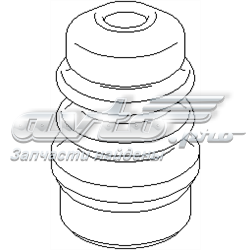 107667015 Hans Pries (Topran) almohadilla de tope, suspensión delantera