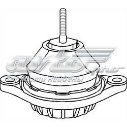 103 731 755 Hans Pries (Topran) almoahada (soporte Del Motor Izquierda / Derecha)