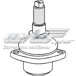103347586 Hans Pries (Topran) rótula de suspensión superior