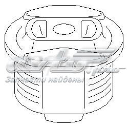 400 071 755 Hans Pries (Topran) suspensión, cuerpo del eje trasero