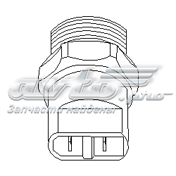 104 377 755 Hans Pries (Topran) sensor, temperatura del refrigerante (encendido el ventilador del radiador)