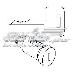 200 021 755 Hans Pries (Topran) cilindro de cerradura de puerta delantera