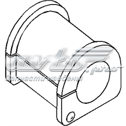 200 458 755 Hans Pries (Topran) casquillo de barra estabilizadora delantera